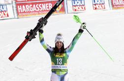 Izjemno: Andreji Slokar prva zmaga v slalomu