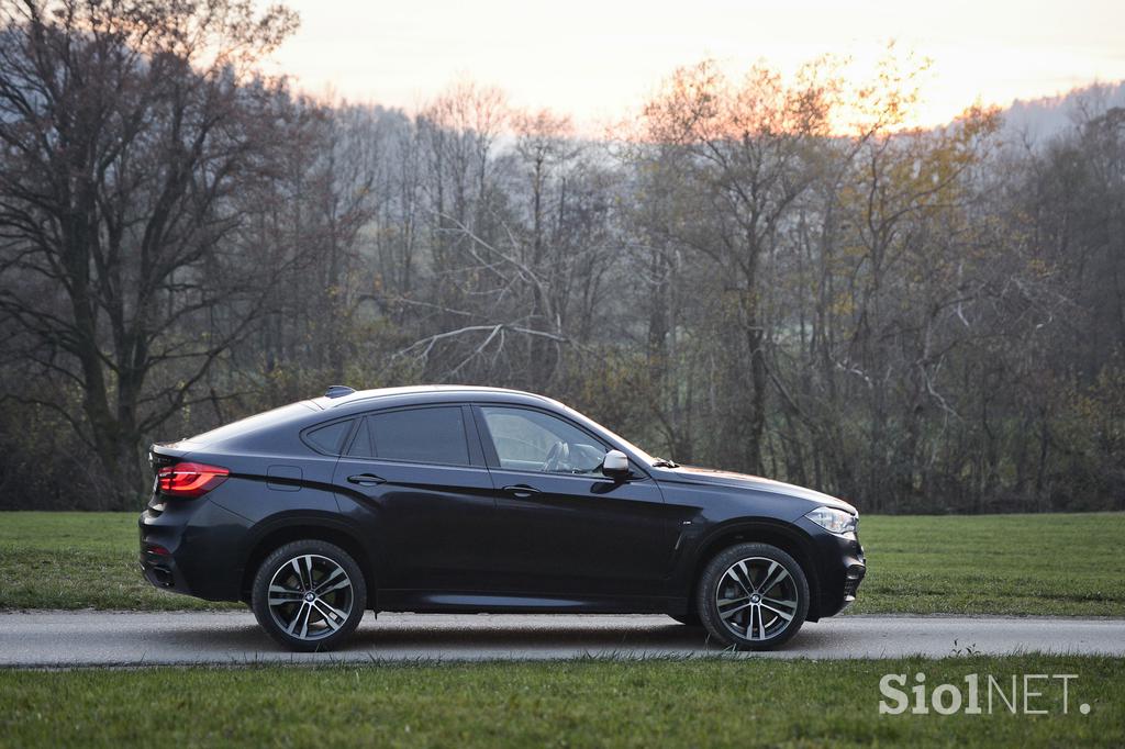 BMW X6 M 50d - fotogalerija testnega vozila