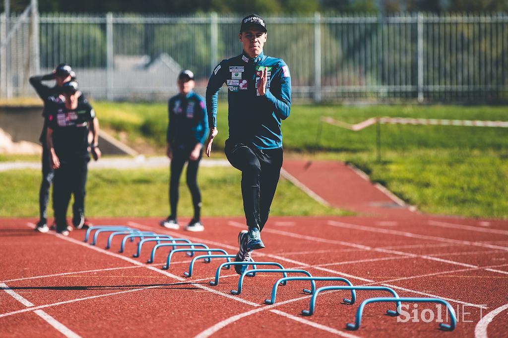 Skakalci trening Kranj priprave