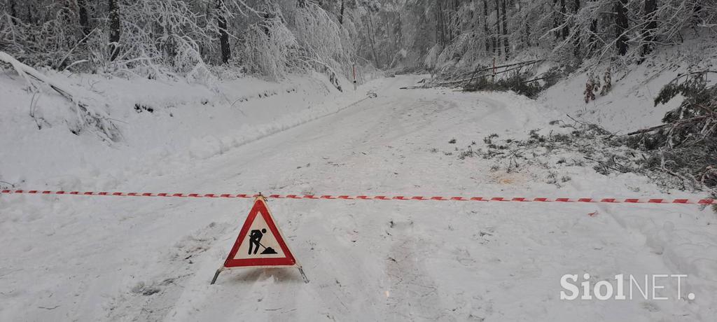 Sneg na Goričkem