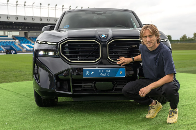 BMW Real Madrid | Luka Modrić in priključno hibridni BMW XM | Foto BMW