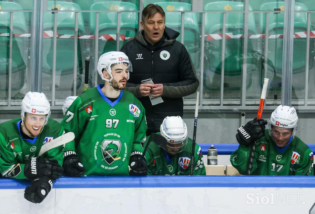 Alpska liga: Olimpija - Asiago (1-. tekma finala)