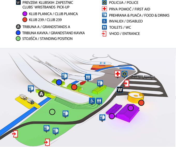 shema prizorišča | Foto: Smučarska zveza Slovenije