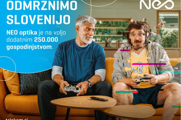 kampanja, Odmrznimi Slovenijo, Telekom Slovenije | Telekom Slovenije vabi k prehodu na optiko.  | Foto Telekom Slovenije