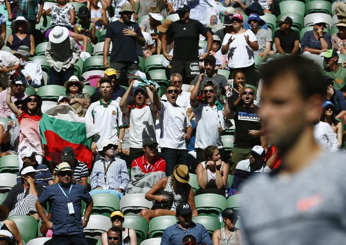 V Melbournu računa na glasno podporo bolgarskih teniških navdušencev. | Foto: Reuters