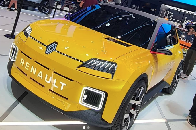 Renault 5 | Koncept električne Renaultove petke tudi v javnosti | Foto Instagram Gilles Vidal