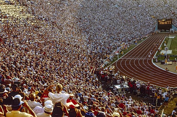 Tudi leta 1984 je bilo zanimanje za atletiko veliko. Nihče od številnih gledalcev ni prepoznal prevare v ekipi Portorika, ga pa je pozneje novinarka. | Foto: Guliverimage/Vladimir Fedorenko