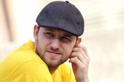 Slovenski plesalec Miha Matevžič na odprtju OI