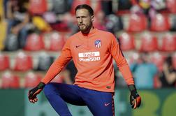 Jan Oblak z eno besedo osrečil navijače Atletica