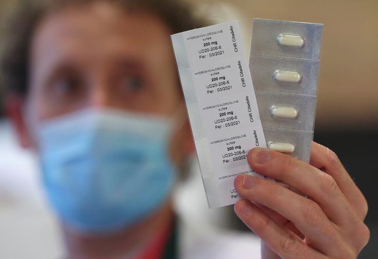 Študije so pokazale, da zdravilo hidroksiklorokin nima nobenega učinka na preprečevanje bolezni covid-19, kvečjemu je lahko škodljivo. | Foto: Reuters