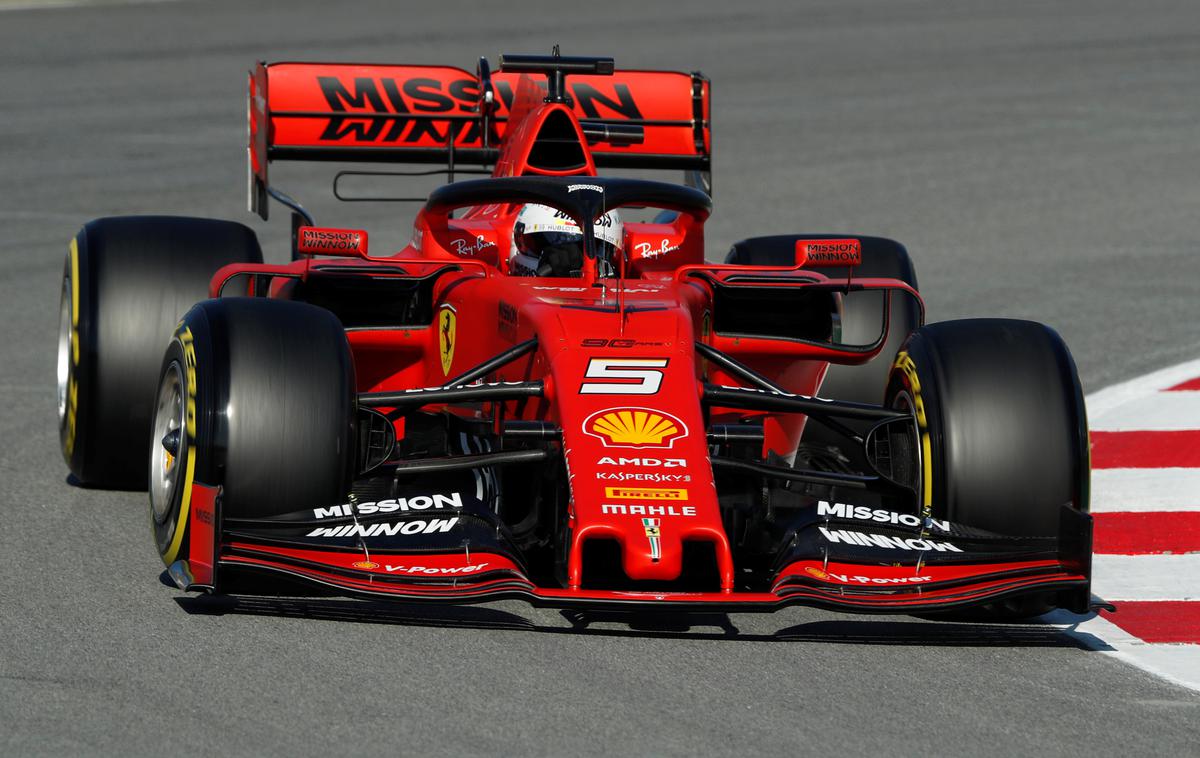 Sebastian Vettel | Sebastian Vettel (Ferrari) je bil najhitrejši na kvalifikacijah. | Foto Reuters