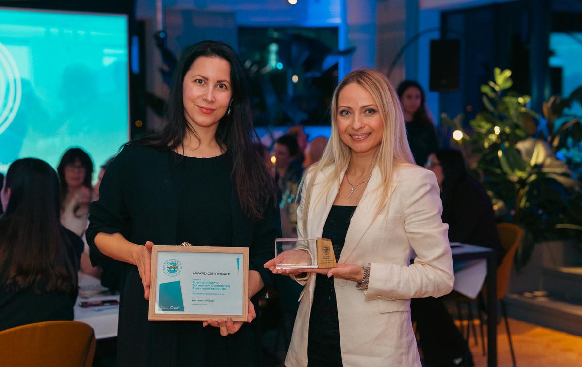 Slovenske železnice, podelitev nagrade | Foto Slovenske železnice