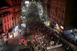 V Beogradu znova protesti proti srbskemu predsedniku Vučiću