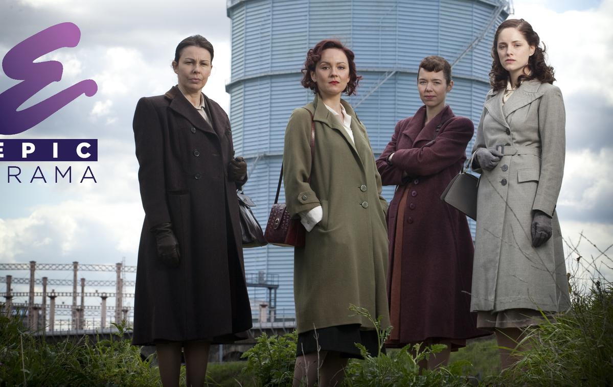 Avgust na Epic Drama | Serija Ženske iz Bletchleyja spremlja skupino dam, ki so pomagale skrajšati drugo svetovno vojno, zdaj pa uporabljajo svoje znanje, da bi policistom pomagale odkriti morilca. │ Foto: Kew Media