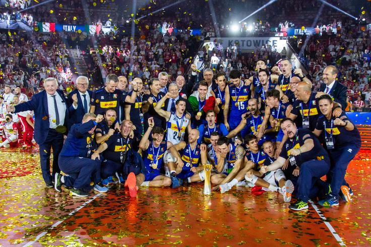 Naslov branijo Italijani, ki so pred tremi leti v Katovicah v finalu premagali Poljake. Slovenci so bili četrti. | Foto: Guliverimage