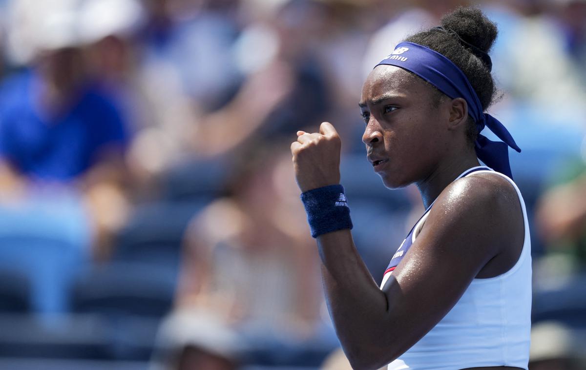 Coco Gauff | Coco Gauff se je brez težav uvrstila v polfinale. | Foto Reuters