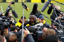 Usain Bolt na treningu Borussia Dortmund