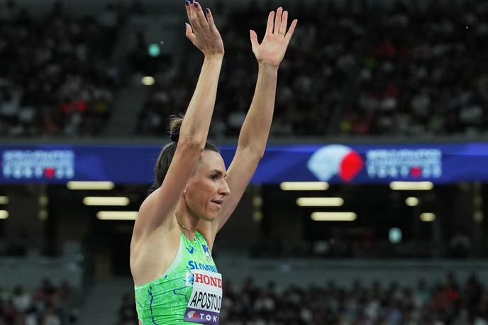 Lia Apostolovski | Lia Apostolovski je na atletskem mitingu srebrne serije v Atenah osvojila tretje mesto. | Foto Reuters