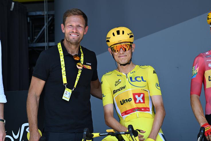 Thor Hushovd in Torstein Træen še pred usodno 6. etapo, po kateri je Norvežan izgubil rumeno majico, nato pa še zaradi posledic padca končal z dirko. | Foto: Guliverimage