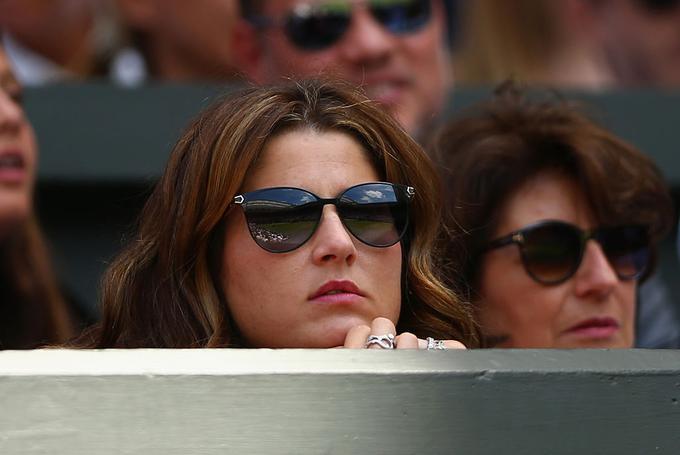 Mirka Federer je v njegovi karieri igrala pomembno vlogo. | Foto: Guliverimage/Getty Images