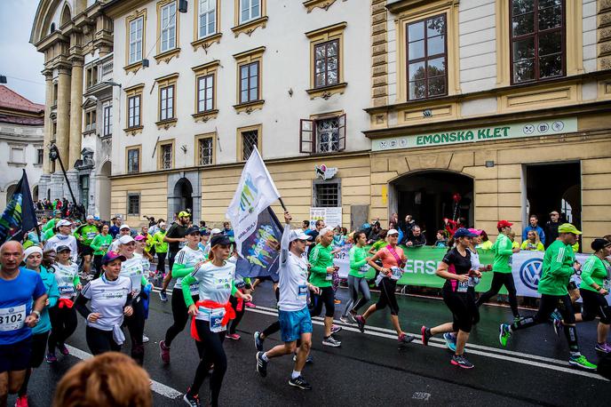 Ljubljanski maraton 2018 | Konec tedna je na 23. Ljubljanskem maratonu teklo 20.587 tekačev. | Foto Žiga Zupan/Sportida