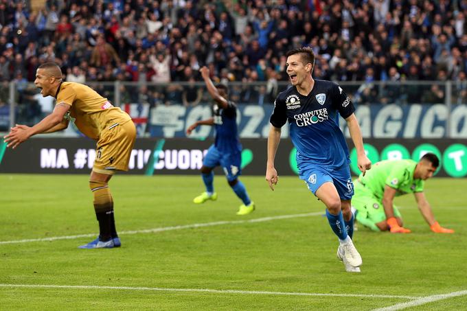 Za Empoli je v tej sezoni zabil dva gola v prvi italijanski ligi in prispeval tudi tri asistence. | Foto: Getty Images