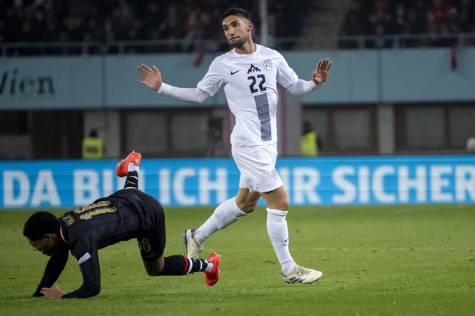 Adam Gnezda Čerin je z malce sreče dosegel zadetek za Slovenijo na Dunaju, izenačil na 1:1 in tlakoval Norveški pot do elitne skupine lige narodov. | Foto: Guliverimage