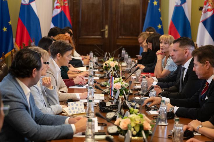 Predsednik državnega zbora je nagovoril zbrane na slavnostnem dogodku v organizaciji Veleposlaništva Republike Slovenije v Beogradu. | Foto: STA
