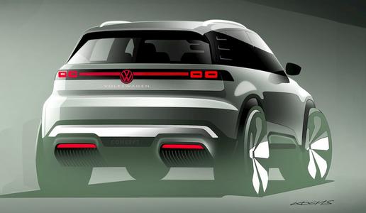 Uradno: Volkswagen s skicami napovedal nov mali SUV #foto
