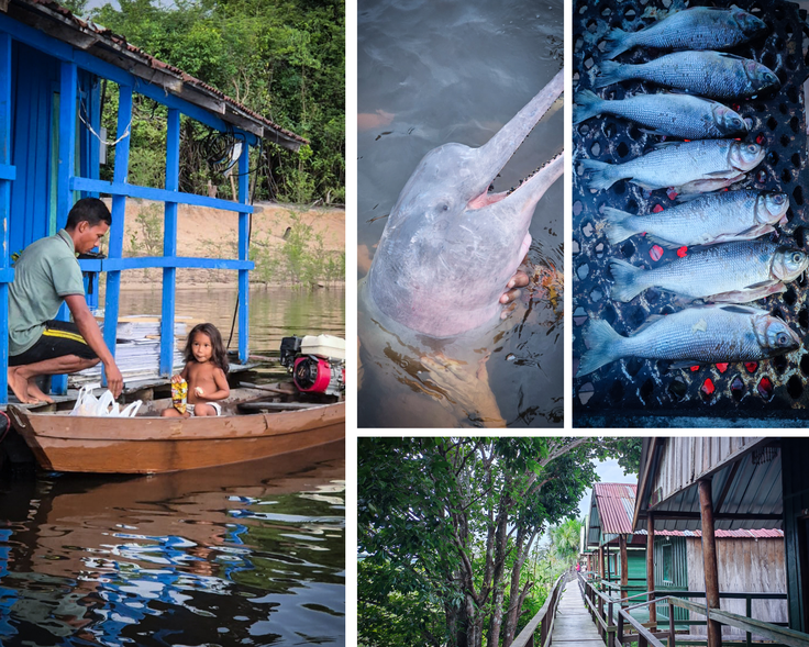 Tri noči smo bivali v lesenih hišicah na koliščih (The lodge). Gostili so nas prijazni domačini in nam pripravljali njihovo hrano.  | Foto: Karmen Pliberšek, Tadej Zupančič, K.M.