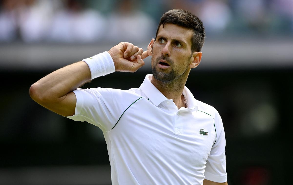 Wimbledon Đoković | Novak Đoković se je dvignil iz pepela in v polfinale napredoval s 3:2 v nizih. | Foto Reuters