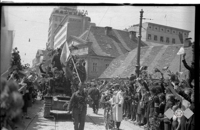 Osvoboditev Ljubljane | Foto: Slovenski etnografski muzej