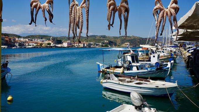 Peloponez, Grčija, hobotnice | Foto: Pixabay
