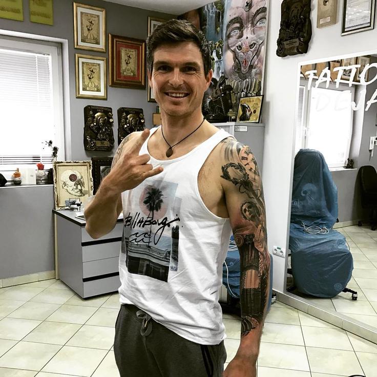 Peter Kauzer si je želel tatu, ki ima v ozadju celotno zgodbo. | Foto: Osebni arhiv