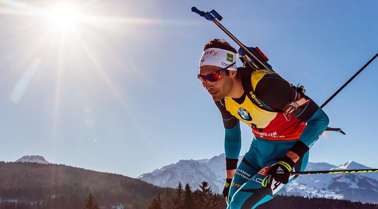 Martin Fourcade je že večkrat okrcal Ruse. "Na njunem mestu bi me bilo sram," je po četrtem mestu Loginova in Starkihove dejal Francoz. | Foto: Sportida