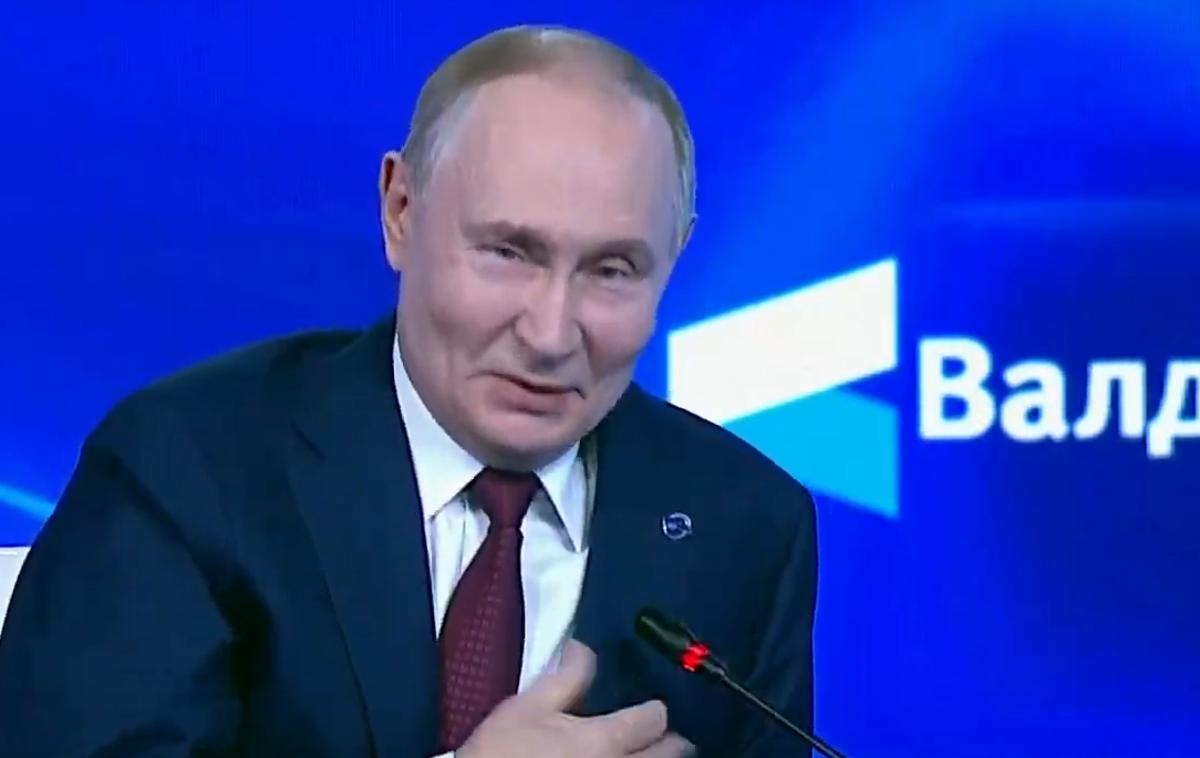 Vladimir Putin | Putin trdi, da jim z mednarodnimi sankcijami, ki so bile uvedene zaradi vojne v Ukrajini, ni uspelo ukrotiti Rusije. | Foto Posnetek zaslona