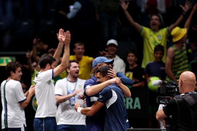 Brazilija Davisov pokal | Brazilija je v Bologni prekrižala načrte Belgiji. | Foto Reuters