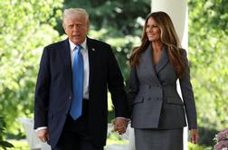 Donald Trump razkril, kaj mu je Putin v telefonskem pogovoru rekel o Melanii