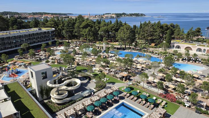 Pical Resort pri Poreču obsega 50 tisoč kvadratnih metrov, sprejme lahko 1.678 gostov v 514 sobah in je eden od največjih hrvaških turističnih projektov. | Foto: Srdjan Cvjetović
