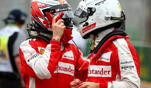 Je Kimi Raikkonen že po drugi dirki postal druga violina Ferrarija?