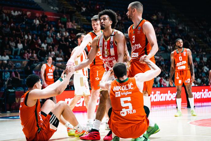 ABA, četrtfinale: Crvena zvezda - Cedevita Olimpija | Cedevita Olimpija je izgubila prvo tekmo s favorizirano Crveno zvezdo. | Foto Dragana Stjepanović/ABA