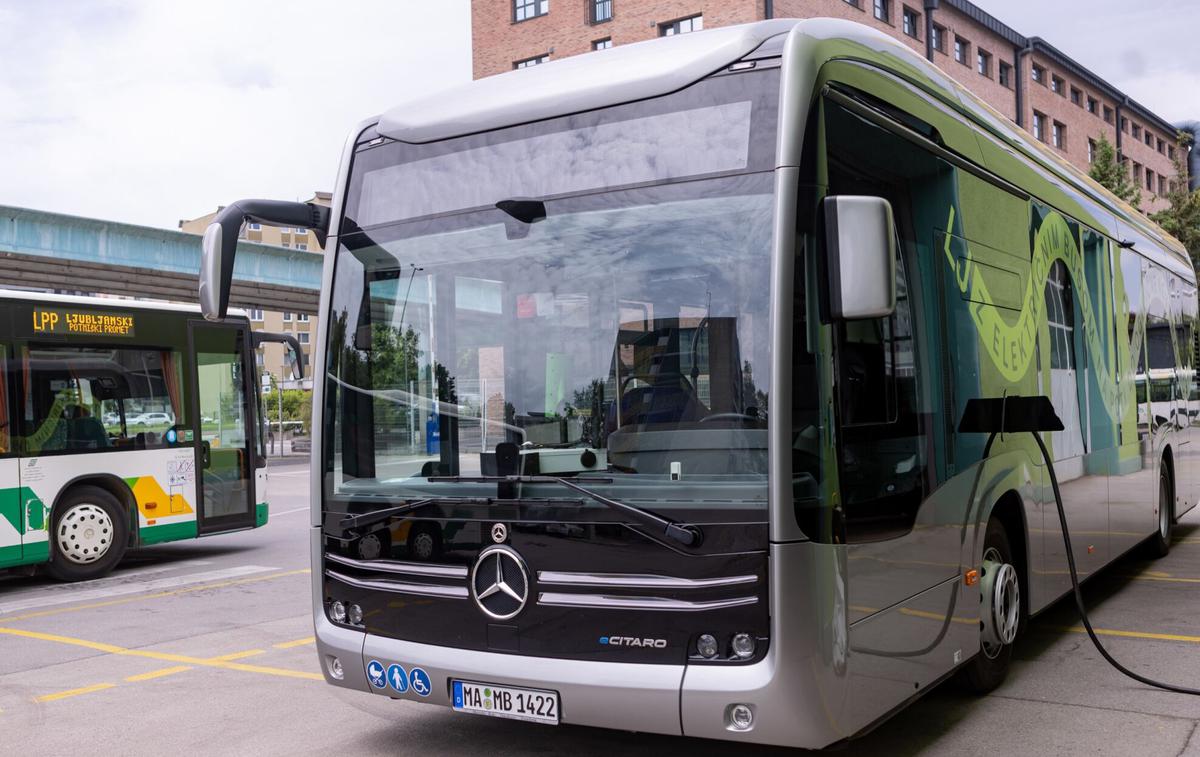 LPP Mercedes električni avtobus | Foto Aleš Beno