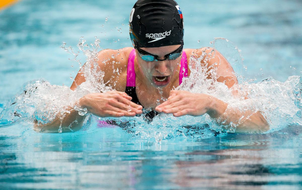 Tjaša Vozel | Tjaša Vozel je na mitingu v Kranju podrla še slovenski rekord na 200 m prsno v 25-metrskem bazenu. | Foto Vid Ponikvar