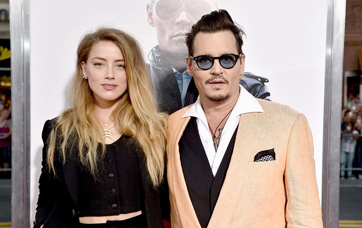 Johnny Depp, Amber Heard | Amber in Johnny sta bila poročena dve leti. | Foto Getty Images