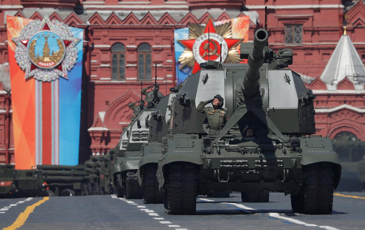 Vojaška parada v Moskvi | Foto Reuters