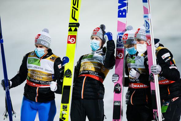 Norvežani taktično ukanili Nemce in ubranili naslov, Slovenci četrti