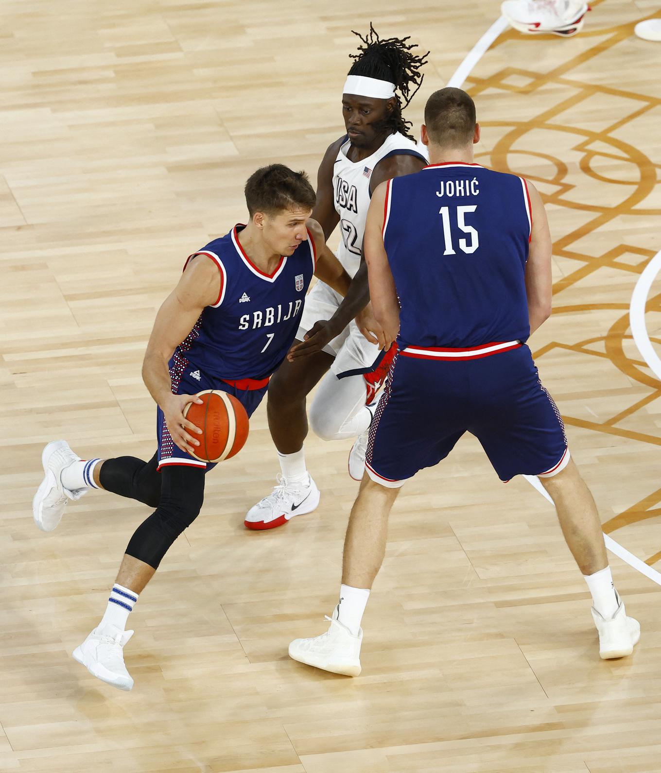 Bogdan Bogdanović et Nikola Jokić | Photo : Reuters