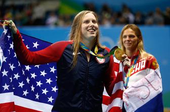 Lilly King zlata na 100 metrov prsno