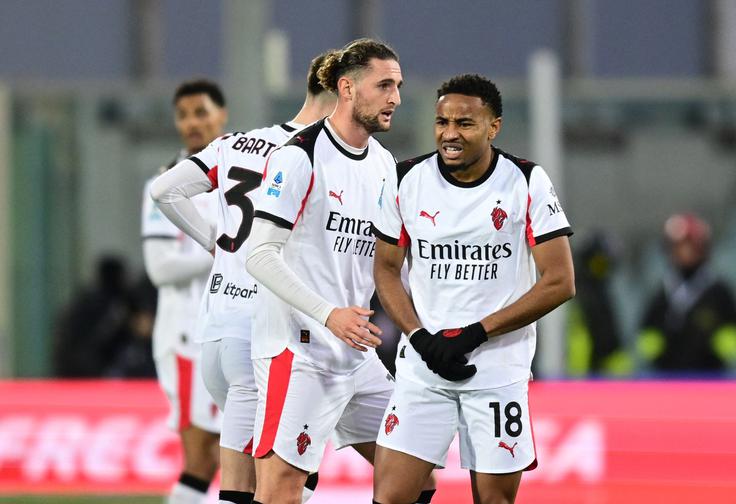 Christopher Nkunku je priigral Milanu točko v Firencah. | Foto: Reuters