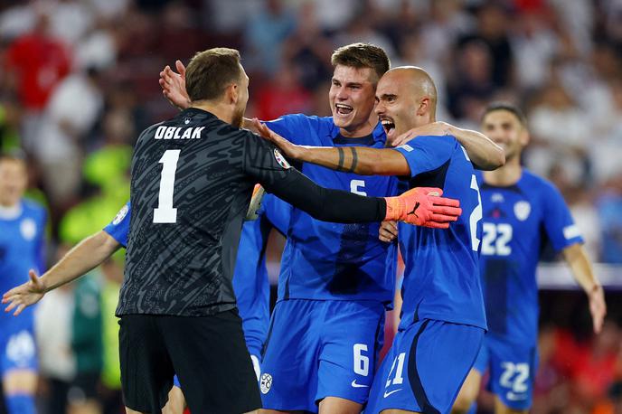 Euro 2024, slovenska nogometna reprezentanca | Slovenska nogometna reprezentanca je zdaj 51. na lestvici Fife. Tako visoko ni bila že dobrih sedem let. | Foto Reuters